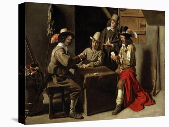 Soldiers Playing Cards-Louis Le Nain-Premier Image Canvas