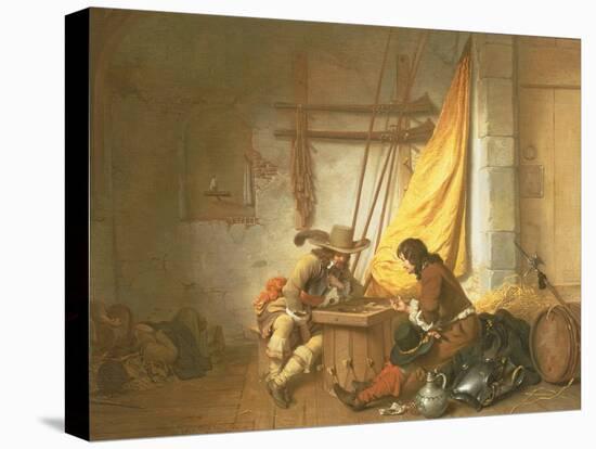 Soldiers Playing Tric-Trac, 1653-German Gedovius-Premier Image Canvas