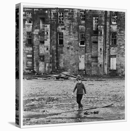 Solitary Boy, Glasgow-Henry Grant-Premier Image Canvas