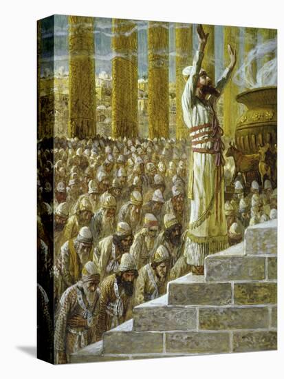 Solomon Dedicates the Temple at Jerusalem-James Tissot-Premier Image Canvas