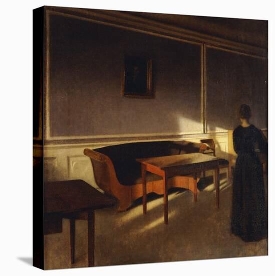 Solskin I Dagligstuen, No.1, 1903-Vilhelm Hammershoi-Premier Image Canvas