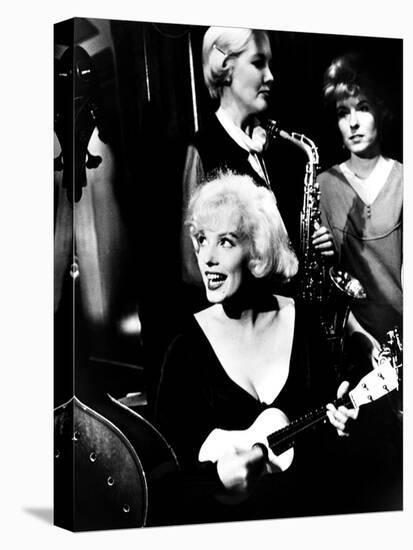 Some Like it Hot, Marilyn Monroe, 1959-null-Stretched Canvas