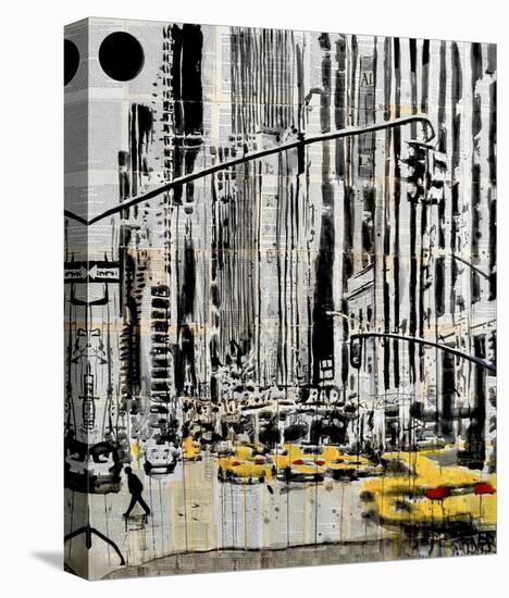 Somewhere in New York City-Loui Jover-Stretched Canvas