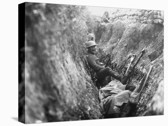 Somme Trench 1916-Robert Hunt-Premier Image Canvas