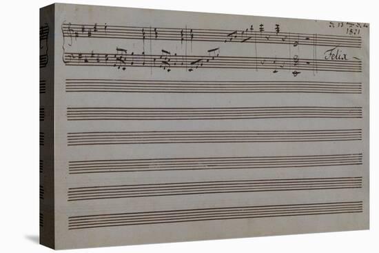 Sonatina for Pianoforte in E Major-Félix Mendelssohn-Bartholdy-Premier Image Canvas