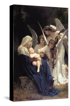 Song of The Angels-William Adolphe Bouguereau-Stretched Canvas