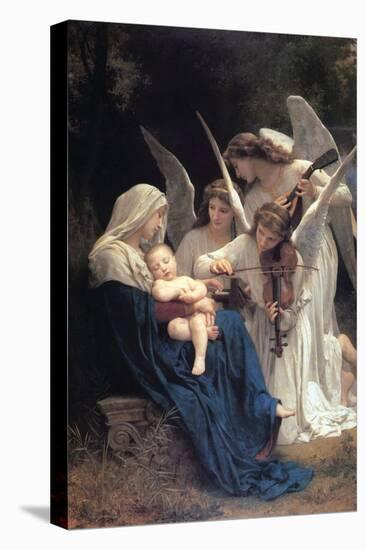 Song of The Angels-William Adolphe Bouguereau-Stretched Canvas