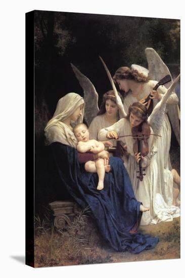 Song of The Angels-William Adolphe Bouguereau-Stretched Canvas