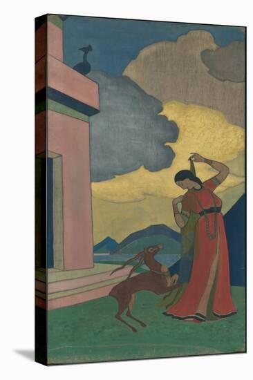 Song of the Morning, Decorative Panel, 'Dreams of Wisdom' Series, 1920 (Tempera on Canvas)-Nicholas Roerich-Premier Image Canvas