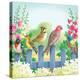 Songbirds on Fence-Olga Kovaleva-Premier Image Canvas