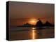 Sonnenuntergang Am Meer, Abendstimmung, Meer-Thonig-Premier Image Canvas