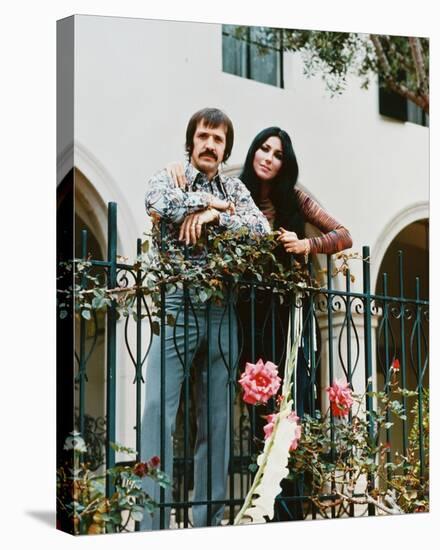 Sonny and Cher-null-Stretched Canvas