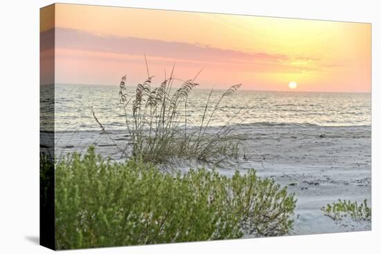 Soothing Sunset-Mary Lou Johnson-Stretched Canvas