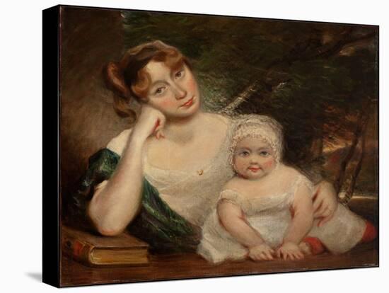 Sophia Lloyd and Child, 1790-1837 (Oil on Canvas)-John Constable-Premier Image Canvas