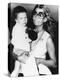 Sophia Loren Holds Her Son, Carlo Ponti, Jr-null-Stretched Canvas