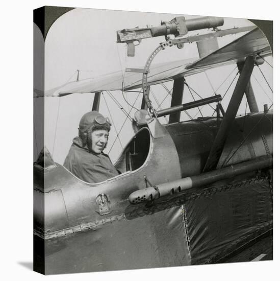 Sopwith Scout with Photographic Gun Mounted on the Upper Wing, World War I, 1914-1918-null-Premier Image Canvas