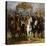 Sortant par la grille d'honneur du château de Versailles après avoir passé une revue militaire-Horace Vernet-Premier Image Canvas