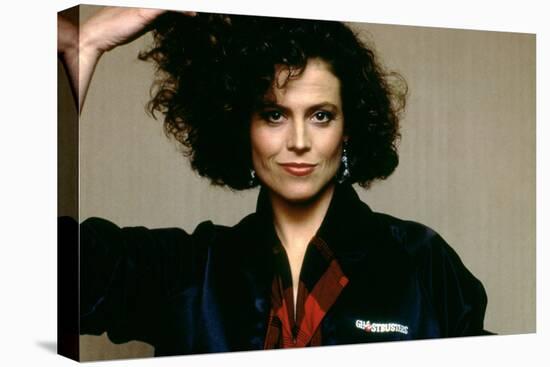 SOS Fantomes Ghostbusters by IvanReitman with Sigourney Weaver, 1984 (photo)-null-Stretched Canvas