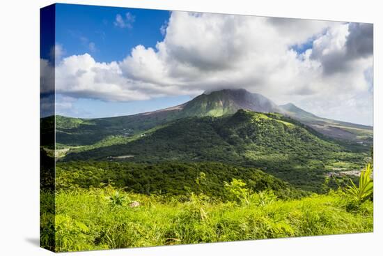 Soufriere hills volcano, Montserrat, British Overseas Territory, West Indies, Caribbean, Central Am-Michael Runkel-Premier Image Canvas