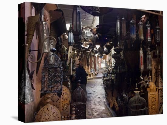 Souk, Marrakech (Marrakesh), Morocco, North Africa, Africa-Nico Tondini-Premier Image Canvas