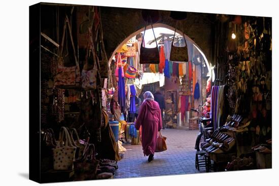 Souk, Marrakech, Morocco, North Africa, Africa-Neil Farrin-Premier Image Canvas