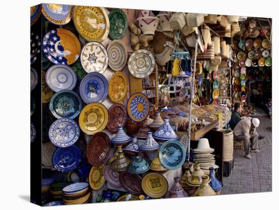 Souks in the Medina, Marrakesh, Morocco, North Africa, Africa-De Mann Jean-Pierre-Premier Image Canvas