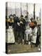 Soup for the Masses on a Winter Day, Paris, 1881-Norbert Goeneutte-Premier Image Canvas