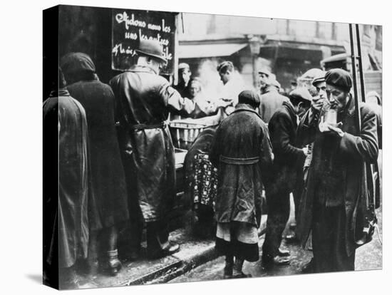 Soup Kitchen for the Needy, Les Halles, German-Occupied Paris, February 1941-null-Premier Image Canvas