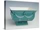 Soup Tureen with Turquoise Exterior Decorated in Relief-Dagobert Peche-Premier Image Canvas