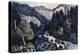 Source of the Hudson, the Indian Pass through the Adirondacks-Currier & Ives-Premier Image Canvas