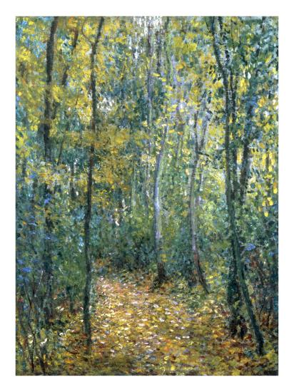 Sous-Bois, 1876-Claude Monet-Stretched Canvas