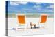 South America, Brazil, Alagoas, Praia Do Riacho, Sun Loungers and Cocktails on the Beach Pr-Alex Robinson-Premier Image Canvas