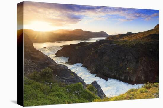 South America, Chile, Patagonia, Magallanes y la Antartica Chilena, Torres Del Paine national park,-Alex Robinson-Premier Image Canvas