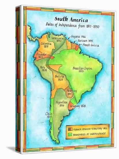 South American Independence-Jennifer Thermes-Premier Image Canvas