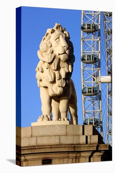 South Bank Lion, London-Peter Thompson-Premier Image Canvas