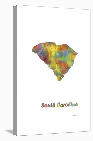 South Carolina State Map 1-Marlene Watson-Premier Image Canvas