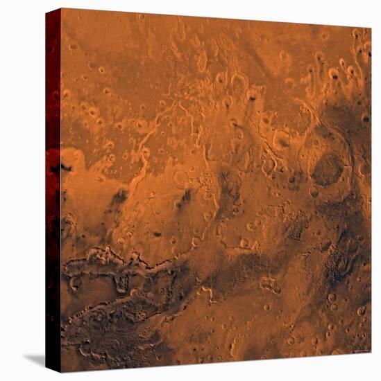 South Chryse Basin Valles Marineris Outflow Channels on Mars-Stocktrek Images-Premier Image Canvas