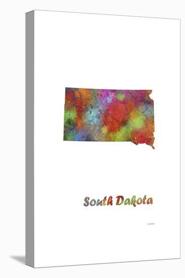 South Dakota State Map 1-Marlene Watson-Premier Image Canvas