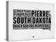 South Dakota Word Cloud 1-NaxArt-Stretched Canvas