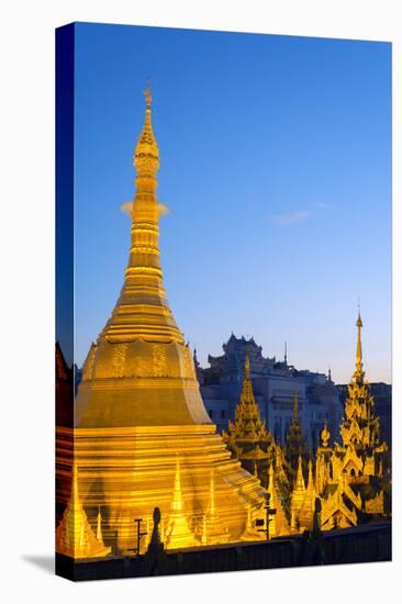 South East Asia, Myanmar, Yangon, Sule Paya Pagoda-Christian Kober-Premier Image Canvas
