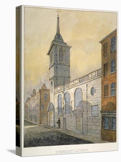 South-East View of the Church of St Margaret Lothbury, City of London, 1815-William Pearson-Premier Image Canvas