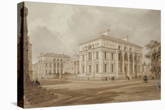 South East View of the Taylor Building and University Galleries (Watercolour with Bodycolour over G-Frederick Mackenzie-Premier Image Canvas