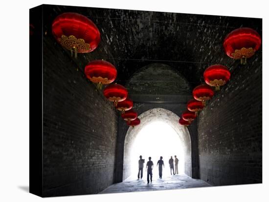 South Gate of the Ancient City Walls, Xi'An, China, Asia-Andrew Mcconnell-Premier Image Canvas
