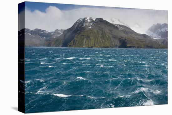 South Georgia. Fortuna Bay. Katabatic Winds of Estimated 7-Inger Hogstrom-Premier Image Canvas