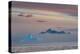 South Georgia Island. Cooper Island and Blue Iceberg rise out of the fog.-Howie Garber-Premier Image Canvas