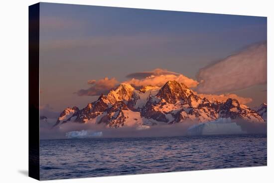 South Georgia Island. Landscape of icebergs, Drygalski Fiord-Howie Garber-Premier Image Canvas