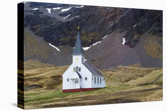 South Georgia, King Edward Cove, Grytviken, Grytviken whaling station.-Ellen Goff-Premier Image Canvas