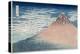 South Wind, Clear Dawn, from the Series '36 Views of Mount Fuji', C.1830-1831-Katsushika Hokusai-Premier Image Canvas