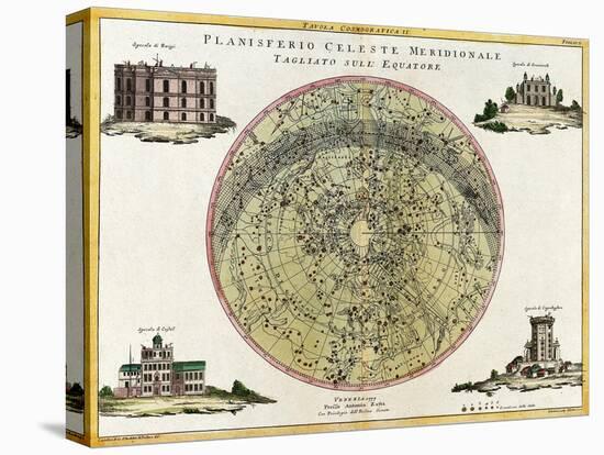 Southern Celestial Planisphere, 1777-Science Source-Premier Image Canvas