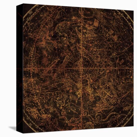 Southern Celestial Sphere Vintage-Hugo Wild-Stretched Canvas